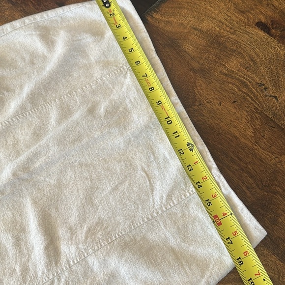 Linen mix skirt with sequin design. EUC size 14 - Picture 4 of 5